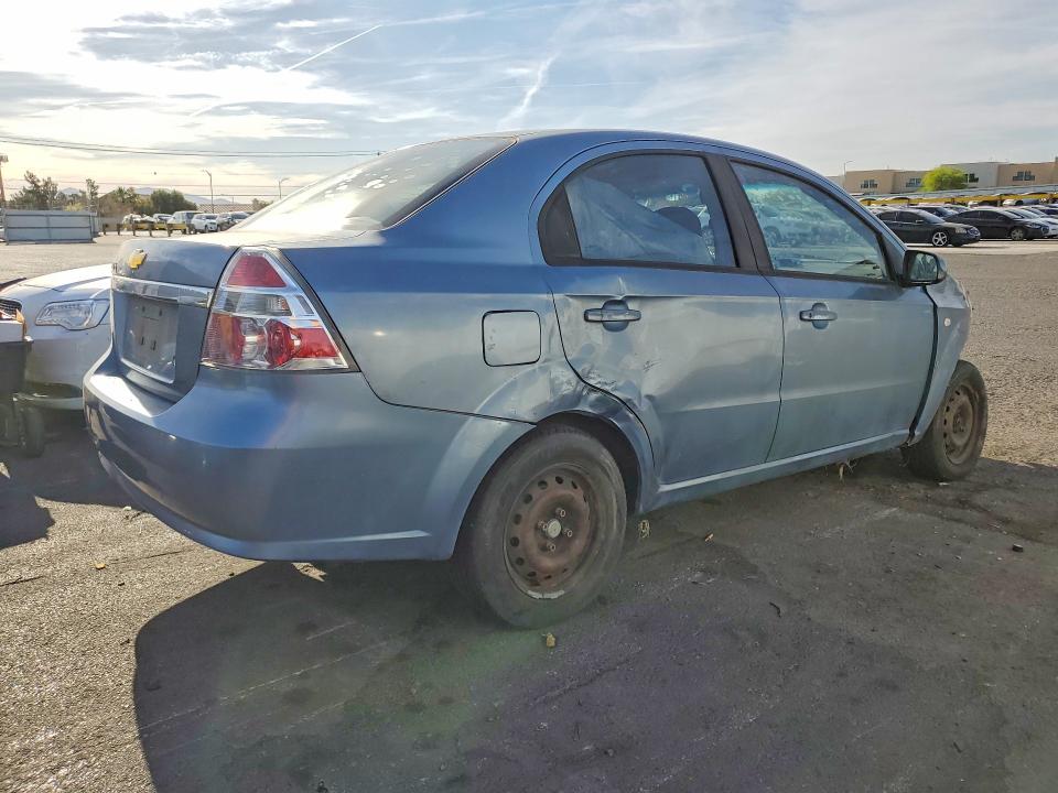 2007 Chevrolet Aveo VIN KL1TD56657B040042 COPART salvage auction — FRONT END, NV - SALVAGE TITLE, sold $125 on 2026-07-20 (photo 3)