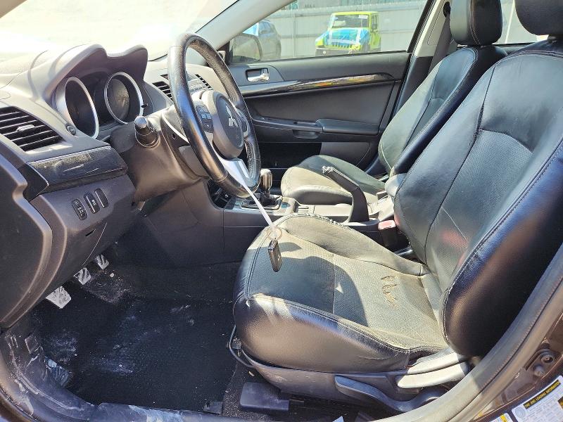 2012 Mitsubishi Lancer evolution VIN JA32W8FV3CU008436 COPART salvage auction — FRONT END, OH - CERT OF TITLE-SALVAGE, sold $6,200 on 2026-07-07 (photo 7)