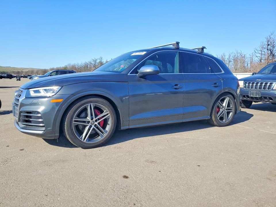 2018 Audi Sq5 VIN WA1A4AFY4J2180014 COPART salvage auction — WATER/FLOOD, Ny - Certificate Of Title, sold $7,400 on 2026-07-15 (photo 1)