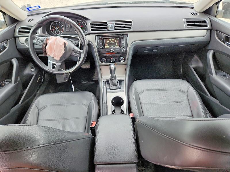 2014 Volkswagen Passat VIN 1VWBT7A38EC074822 COPART salvage auction — FRONT END, Tx - Salvage Vehicle Title, sold $800 on 2026-07-02 (photo 8)