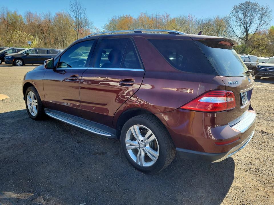 2015 Mercedes-benz Ml-class VIN 4JGDA5HB1FA547374 COPART salvage auction — SIDE, CT - CERTIFICATE OF TITLE, sold $8,200 on 2026-07-27 (photo 2)