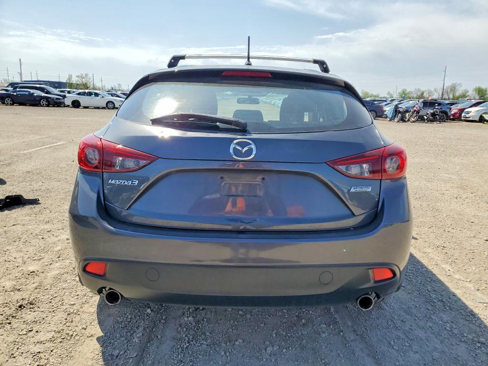 2014 Mazda 3 VIN JM1BM1L71E1109063 COPART salvage auction — HAIL, Ia - Cert Of Title-Salvage Title, sold $2,650 on 2026-07-15 (photo 6)