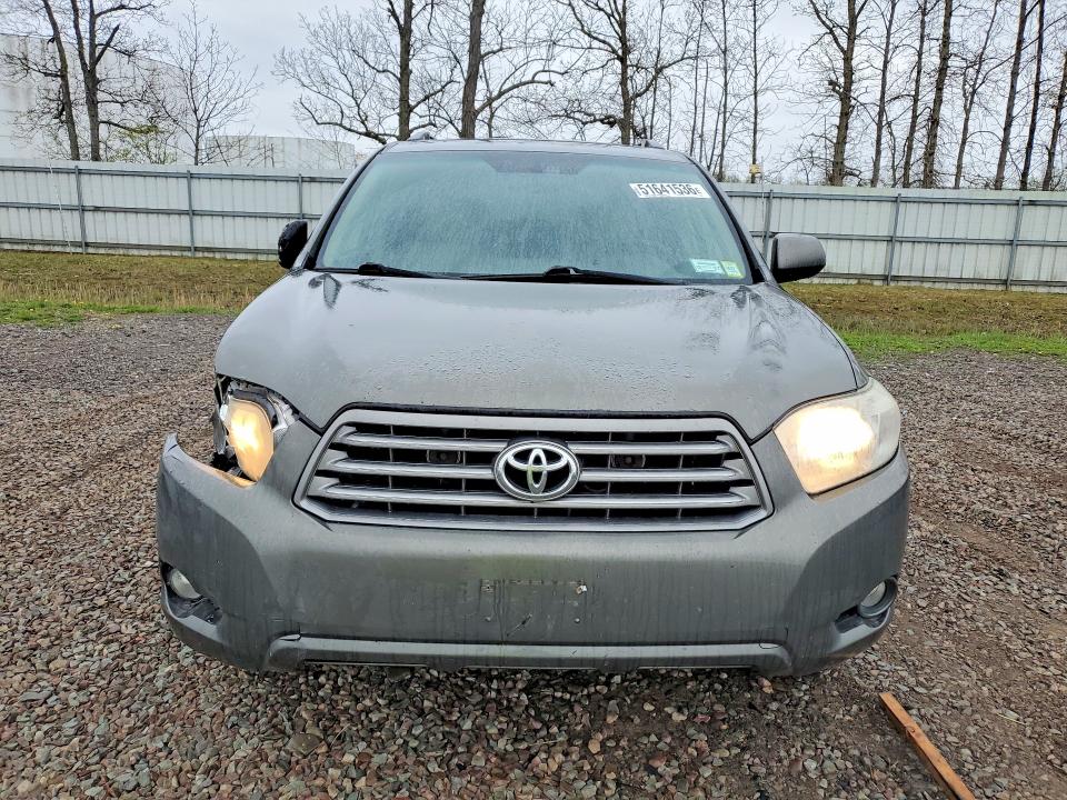 2010 Toyota Highlander VIN 5TDJK3EH6AS022680 COPART salvage auction — FRONT END, NY - MV-907A SALVAGE CERTIFICATE, sold $3,350 on 2026-07-15 (photo 5)
