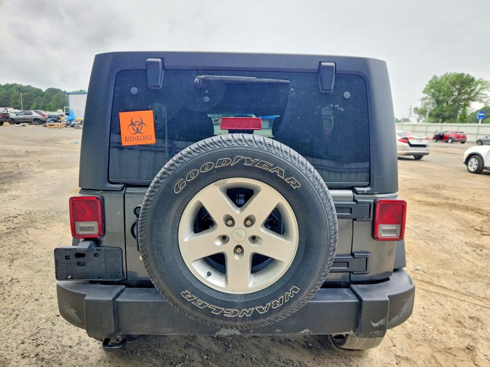 2016 Jeep Wrangler / VIN 1C4BJWDG0GL287865 COPART salvage auction — SIDE, La - Cert Of Title-Salvage, sold $3,650 on 2026-07-02 (photo 6)