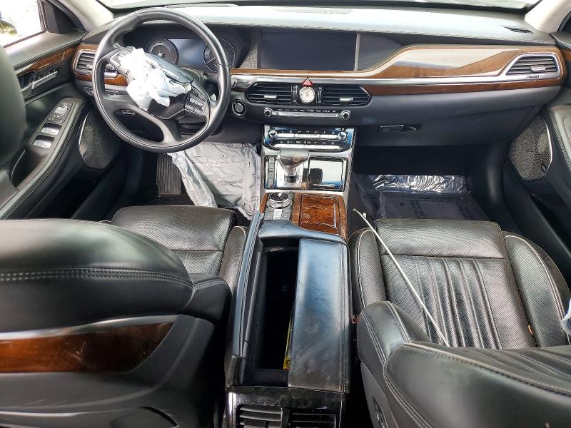 2017 Genesis G90 VIN KMHG34JA1HU033027 COPART salvage auction — FRONT END, Il - Salvage Certificate, sold $975 on 2026-07-02 (photo 8)