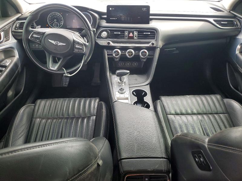 2022 Genesis G70 VIN KMTG54TE4NU093914 COPART salvage auction — FRONT END, Id - Salvage Certificate Of Title, sold $7,800 on 2026-07-13 (photo 8)
