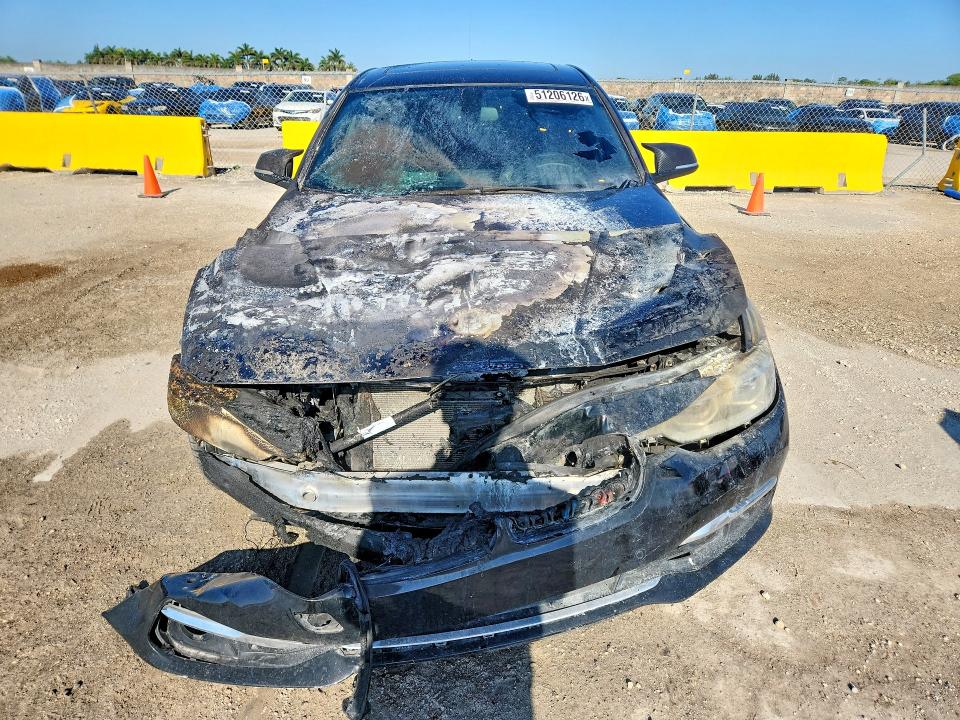 2017 BMW 3 series VIN WBA8B9G55HNU50175 COPART salvage auction — BURN, Fl - Cert Of Title Slvg Rebuildable, sold $350 on 2026-07-27 (photo 5)