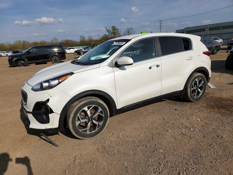 2022 Kia Sportage VIN KNDPM3AC3N7013322 COPART salvage auction — VANDALISM, Il - Certificate Of Title, sold $5,400 on 2026-07-12 (photo 1)