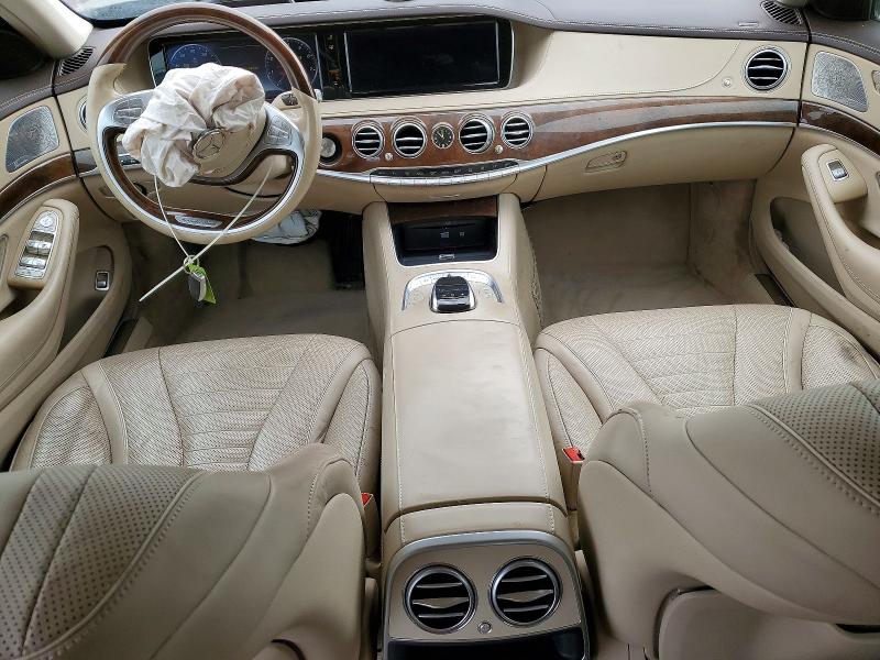 2016 Mercedes-benz S-klasse VIN WDDUG8FB5GA226016 COPART salvage auction — FRONT END, Md - Cert Of Salvage > 75% Damage, sold $3,050 on 2026-07-14 (photo 8)
