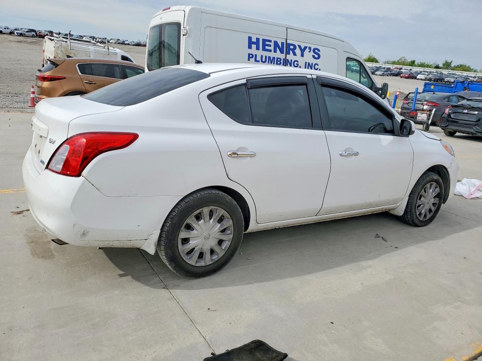 2012 Nissan Versa VIN 3N1CN7AP1CL857778 COPART salvage auction — FRONT END, Ky - Cert Of Title-Salvage, sold $450 on 2026-07-09 (photo 3)