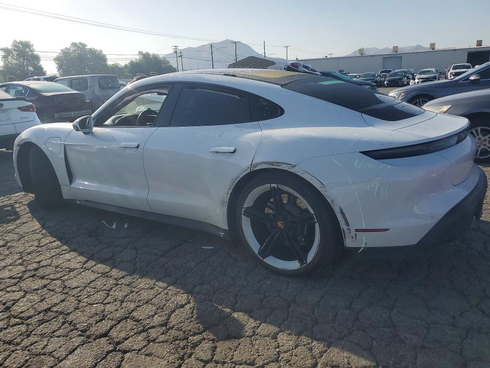 2021 Porsche Taycan VIN WP0AB2Y19MSA40873 COPART salvage auction — SIDE, Ca - Salvage Certificate, sold $30,500 on 2026-07-16 (photo 2)