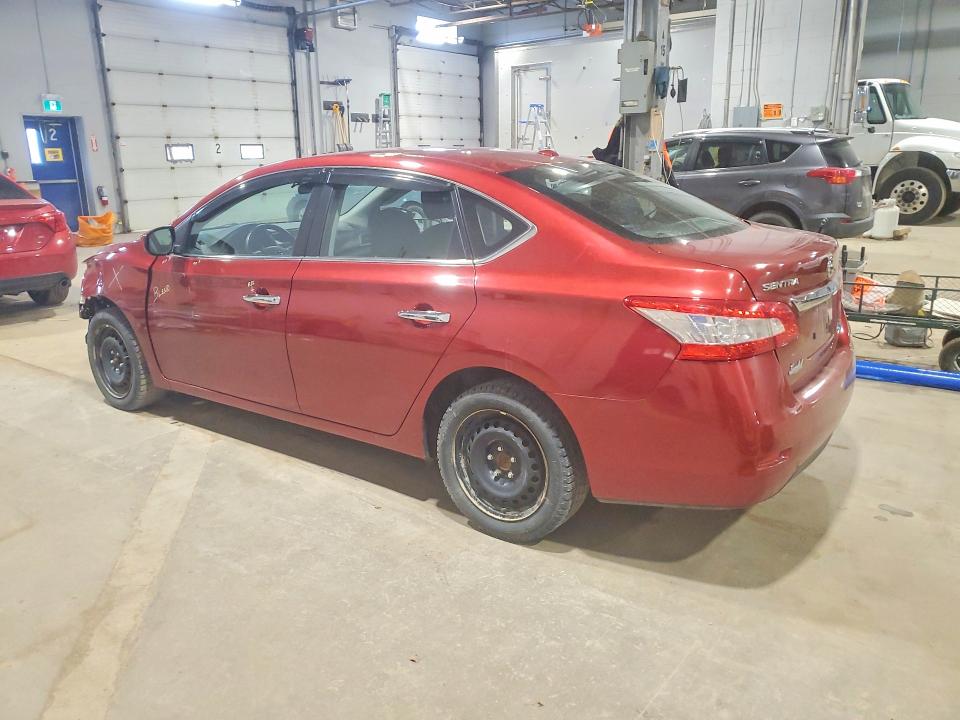 2015 Nissan Sentra VIN 3N1AB7AP4FL665050 COPART salvage auction — FRONT END, NB - SALVAGE TITLE, sold $625 on 2026-07-02 (photo 2)