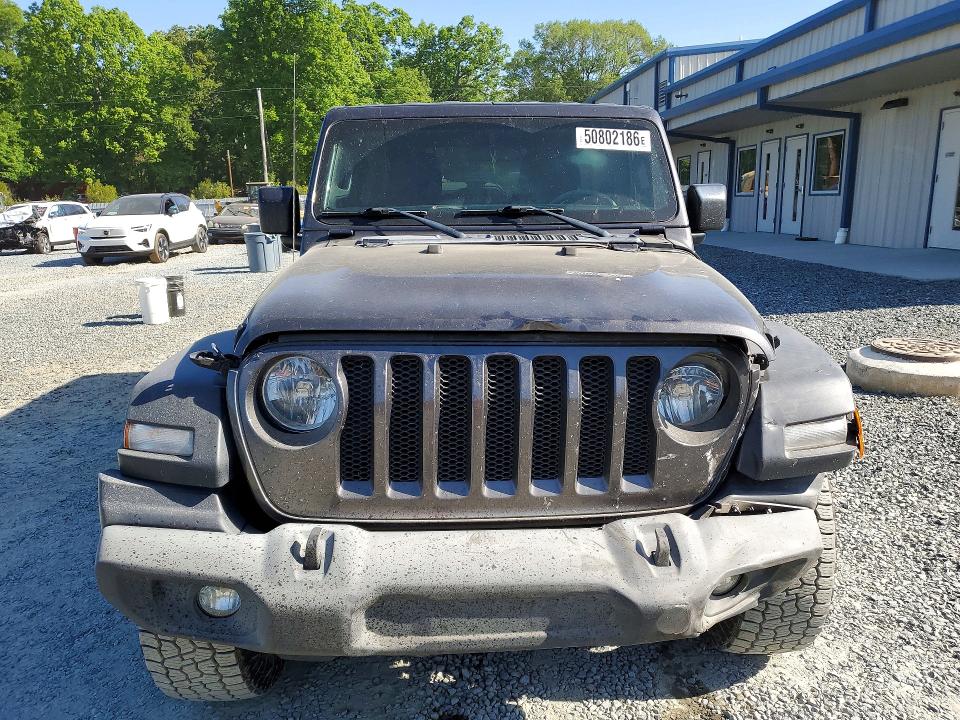 2019 Jeep Wrangler unlimited VIN 1C4HJXDGXKW599389 COPART salvage auction — FRONT END, Nc - Salvage Certificate Of Title, sold $8,900 on 2026-07-02 (photo 5)