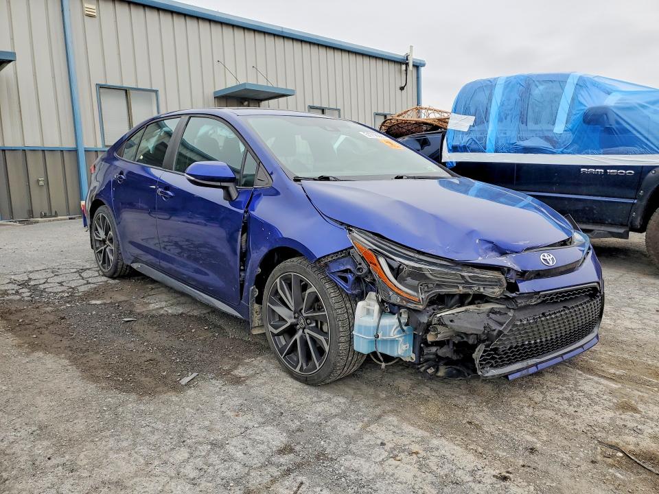 2020 Toyota Corolla VIN 5YFS4RCE1LP034113 COPART salvage auction — FRONT END, Pa - Certificate Of Salvage, sold $5,200 on 2026-07-31 (photo 4)