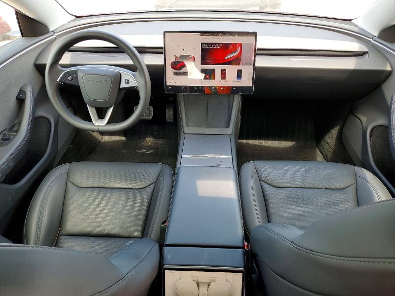 2025 Tesla Model 3 VIN 5YJ3E1EA0SF977746 COPART salvage auction — FRONT END, Salvage Title, sold $14,100 on 2026-07-13 (photo 8)