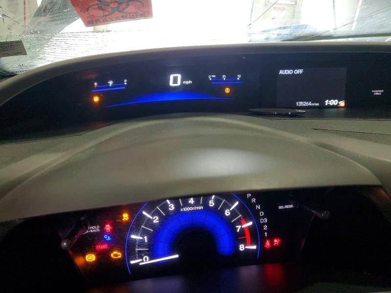 2012 Honda Civic VIN 19XFB2F55CE069040 COPART salvage auction — SIDE, Va - Cert Of Title - Salvage, sold $450 on 2026-07-02 (photo 9)