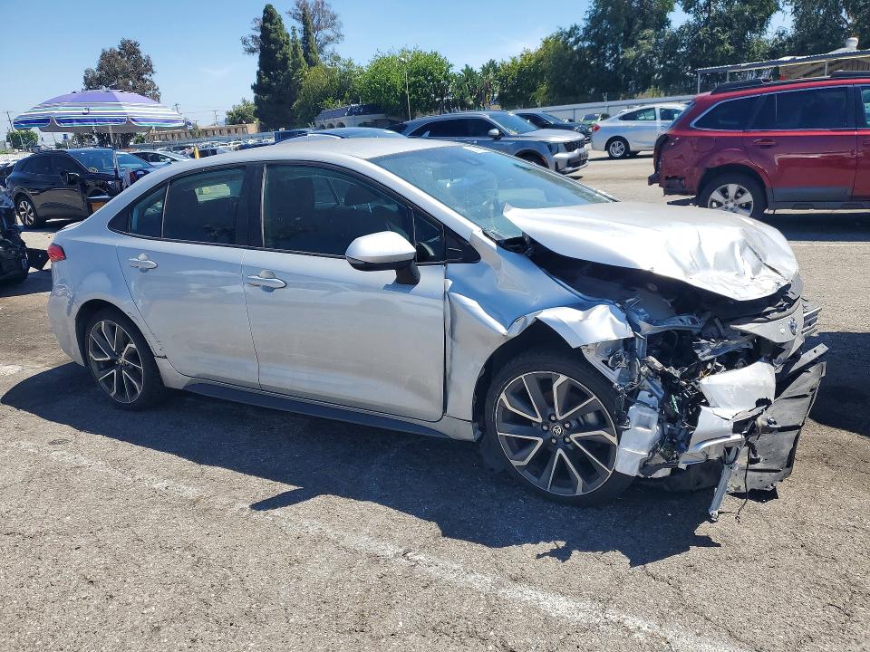 2020 Toyota Corolla VIN 5YFS4RCEXLP057308 COPART salvage auction — FRONT END, Ca - Lien Papers-Salvage Or Ac, sold $3,000 on 2026-07-17 (photo 4)