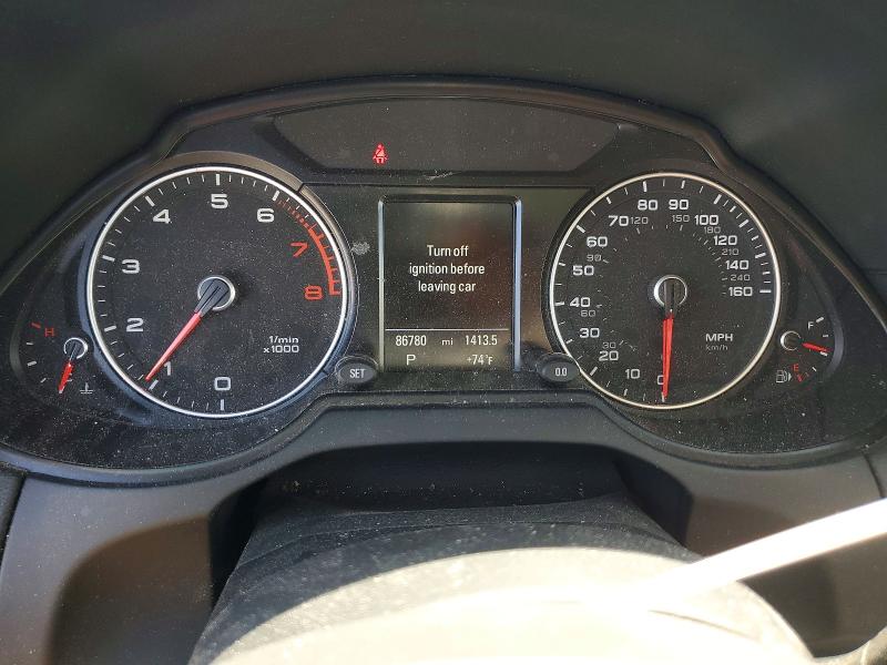 2017 Audi Q5 VIN WA1L2AFP1HA054490 COPART salvage auction — FRONT END, Ca - Salvage Certificate, sold $4,700 on 2026-07-10 (photo 9)