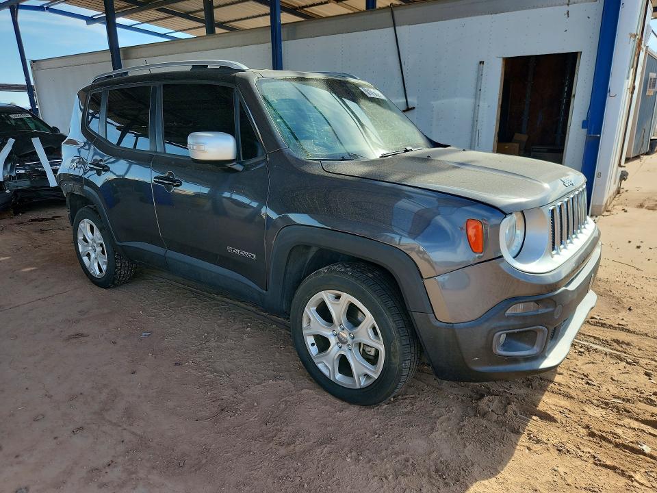 2016 Jeep Renegade VIN ZACCJBDT5GPD39416 COPART salvage auction — REAR END, Az - Cert Of Title - Salvage, sold $2,750 on 2026-07-14 (photo 4)
