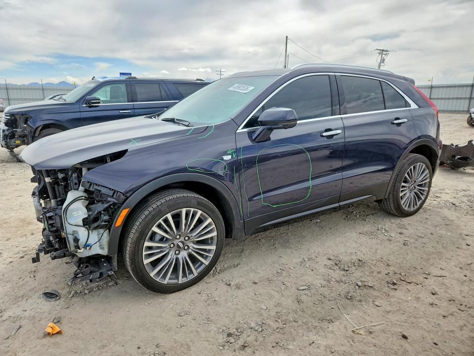 2024 Cadillac Xt4 VIN 1GYFZCR41RF153353 COPART salvage auction — FRONT END, Ut - Salvage Certificate, sold $7,200 on 2026-07-10 (photo 1)