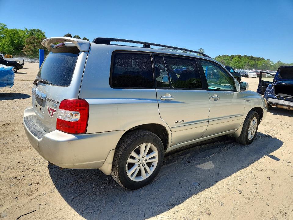 2006 Toyota Highlander hybrid VIN JTEEW21A760026882 COPART salvage auction — SIDE, VA - CERTIFICATE OF TITLE, sold $125 on 2026-07-21 (photo 3)
