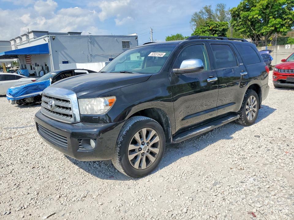 2011 Toyota Sequoia VIN 5TDJY5G13BS048729 COPART salvage auction — MINOR DENT/SCRATCHES, FL - CERT OF TITLE SLVG REBUILDABLE, sold $4,050 on 2026-07-31 (photo 1)