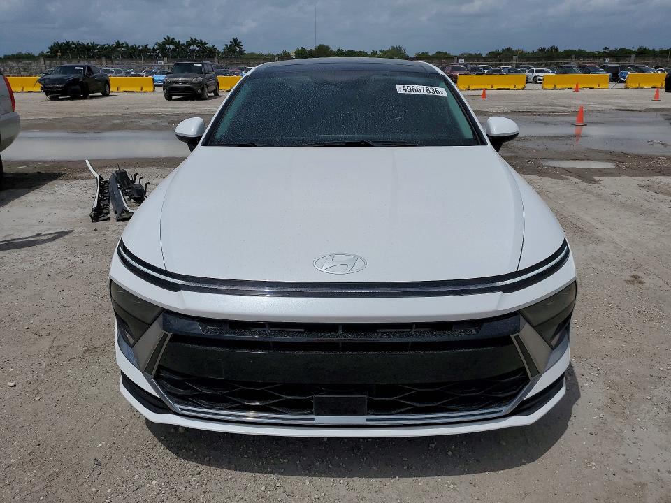 2024 Hyundai Sonata VIN KMHL14JA6RA355489 COPART salvage auction — REAR END, Fl - Cert Of Title Slvg Rebuildable, sold $9,000 on 2026-07-08 (photo 5)