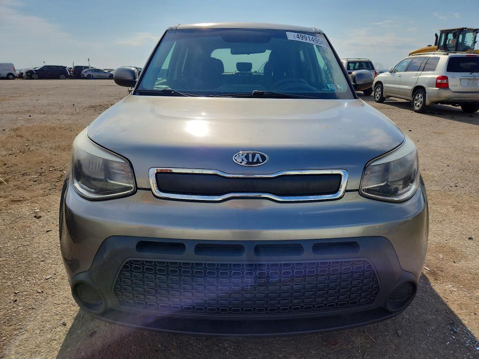2014 Kia Soul VIN KNDJN2A29E7104955 COPART salvage auction — MECHANICAL, Pa - Cert Of Title, sold $675 on 2026-07-02 (photo 5)