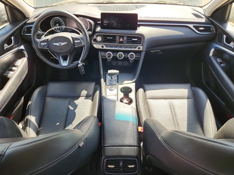 2023 Genesis G70 VIN KMTG34TA1PU123747 COPART salvage auction — SIDE, Salvage Title, sold $1,200 on 2026-07-21 (photo 8)