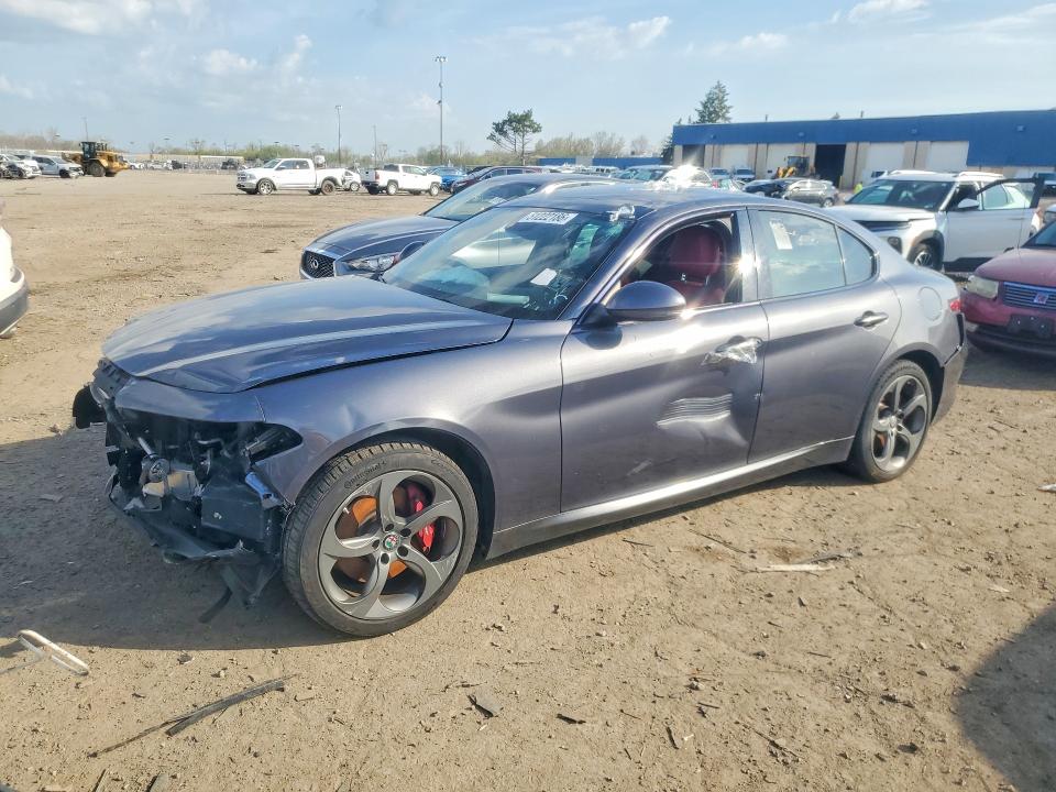 2017 Alfa romeo Giulia VIN ZARFAEDN9H7555662 COPART salvage auction — FRONT END, Mi - Certificate Of Title, sold $2,150 on 2026-07-10 (photo 1)