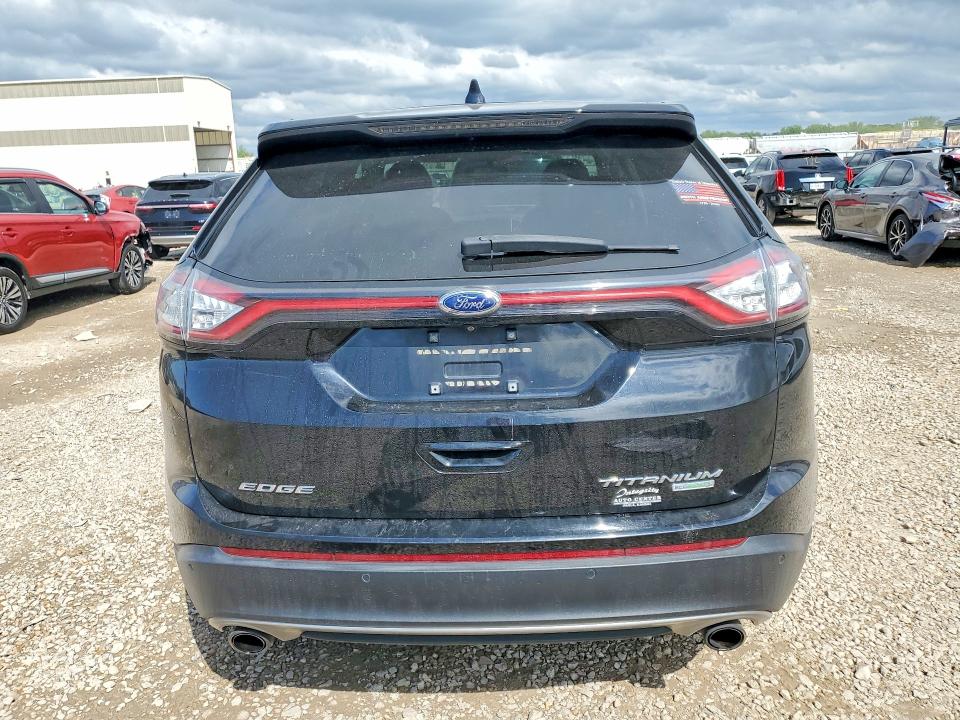 2018 Ford Edge VIN 2FMPK3K9XJBB19773 COPART salvage auction — HAIL, Ks - Cert Of Title-Salvage, sold $3,400 on 2026-07-09 (photo 6)