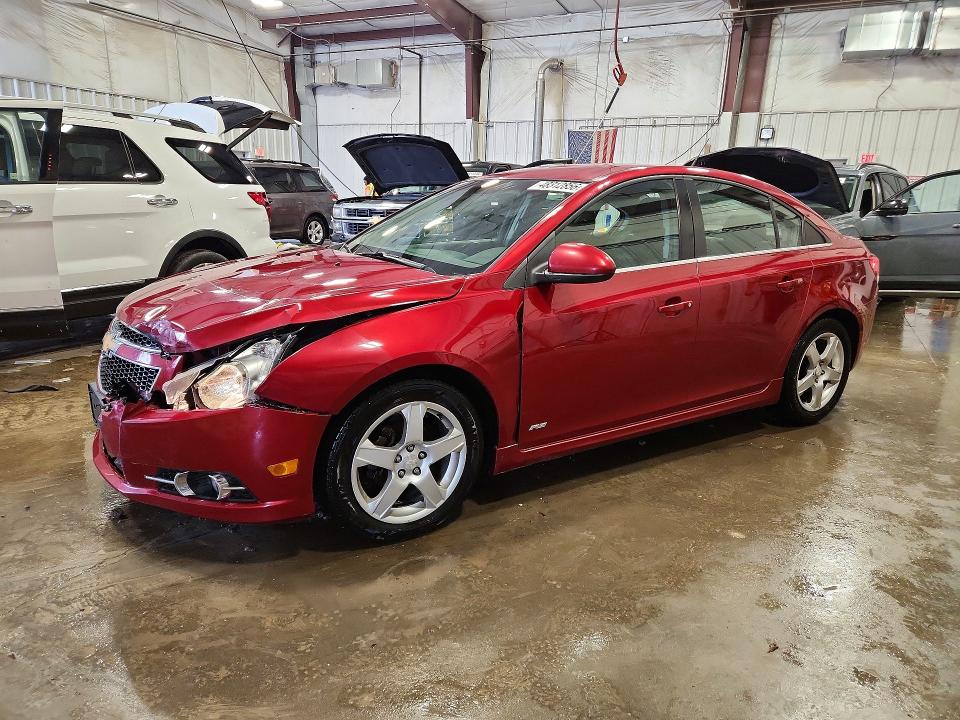 2012 Chevrolet Cruze VIN 1G1PF5SC8C7210237 COPART salvage auction — FRONT END, WI - JUNKED VEHICLE BILL OF SALE, sold $350 on 2026-08-26 (photo 1)