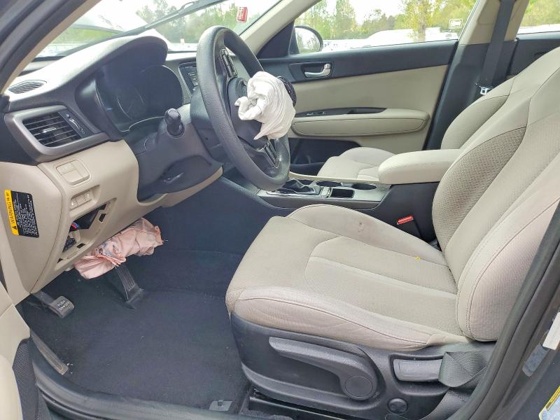 2016 Kia Optima VIN 5XXGT4L30GG017859 COPART salvage auction — FRONT END, Or - Lien Papers Salvage, sold $150 on 2026-07-29 (photo 7)