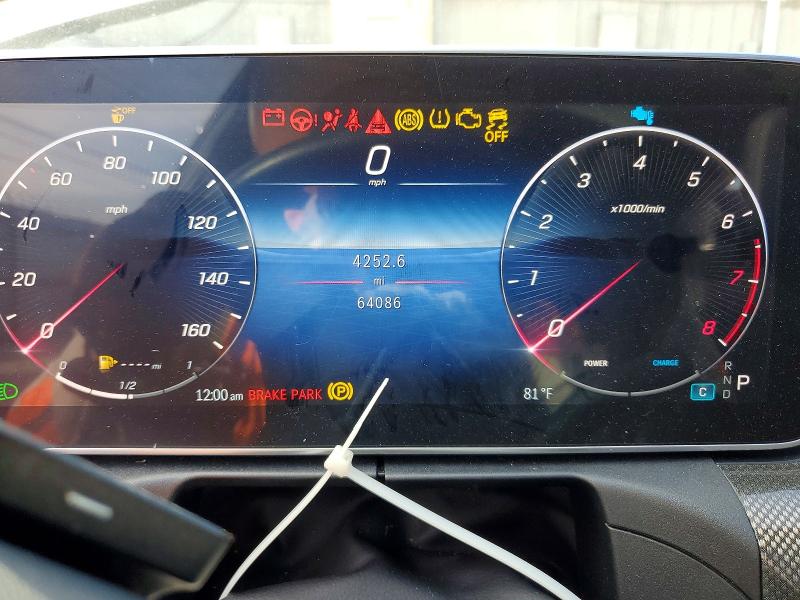 2023 Mercedes-benz C-klasse VIN W1KAF4GB7PR091734 COPART salvage auction — FRONT END, Ca - Salvage Certificate, sold $12,800 on 2026-07-09 (photo 9)