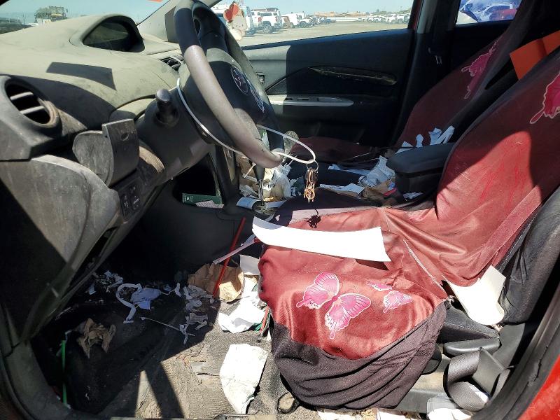 2008 Toyota Yaris VIN JTDBT923681211947 COPART salvage auction — FRONT END, Ca - App For Dup Clean Or Ac, sold $600 on 2026-07-31 (photo 7)