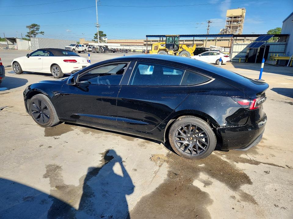 2025 Tesla Model 3 VIN 5YJ3E1EA8SF921182 COPART salvage auction — REAR END, LA, sold $150 on 2026-07-22 (photo 2)