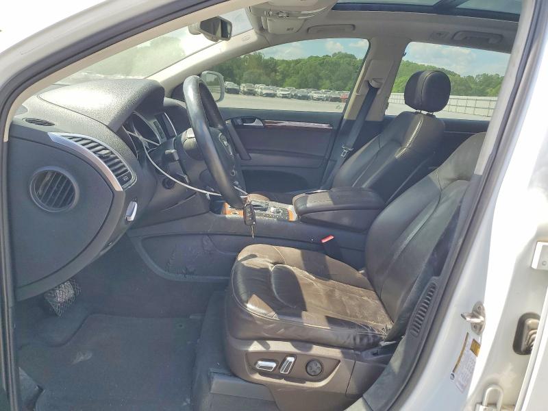 2012 Audi Q7 VIN WA1LGAFEXCD010253 COPART salvage auction — FRONT END, Nc - Salvage Certificate Of Title, sold $175 on 2026-07-22 (photo 7)