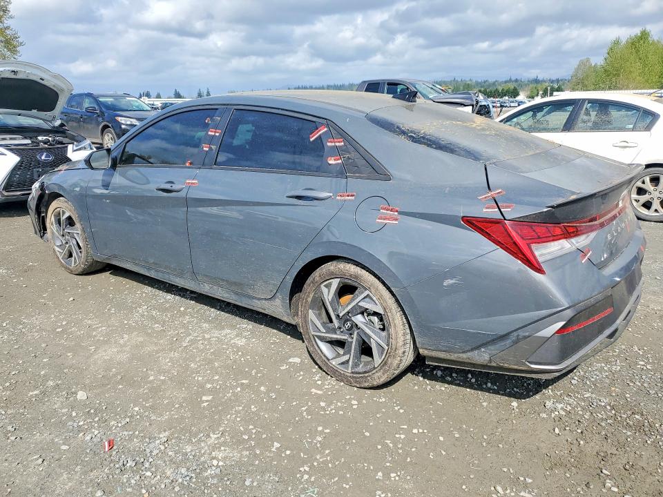 2025 Hyundai Elantra VIN KMHLM4DJ9SU130149 COPART salvage auction — FRONT END, Ca - Salvage Certificate, sold $7,200 on 2026-07-20 (photo 2)