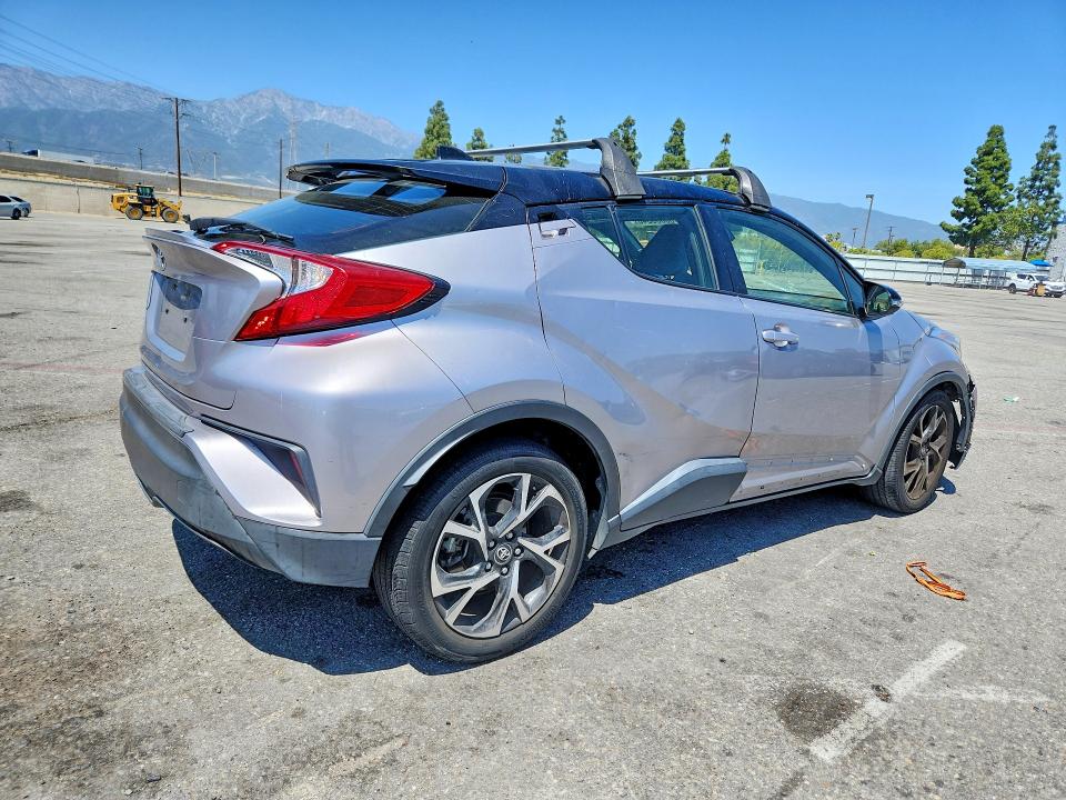 2019 Toyota C-hr VIN JTNKHMBX6K1032494 COPART salvage auction — FRONT END, Ca - Salvage Certificate, sold $4,500 on 2026-07-14 (photo 3)