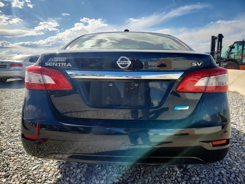 2013 Nissan Sentra VIN 3N1AB7AP4DL743632 COPART salvage auction — MINOR DENT/SCRATCHES, Salvage Title, sold $750 on 2026-07-09 (photo 6)