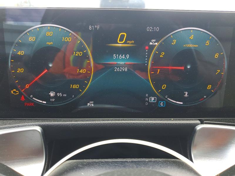 2022 Mercedes-benz Glb VIN W1N4M4GB8NW197520 COPART salvage auction — FRONT END, Salvage Title, sold $12,200 on 2026-07-13 (photo 9)