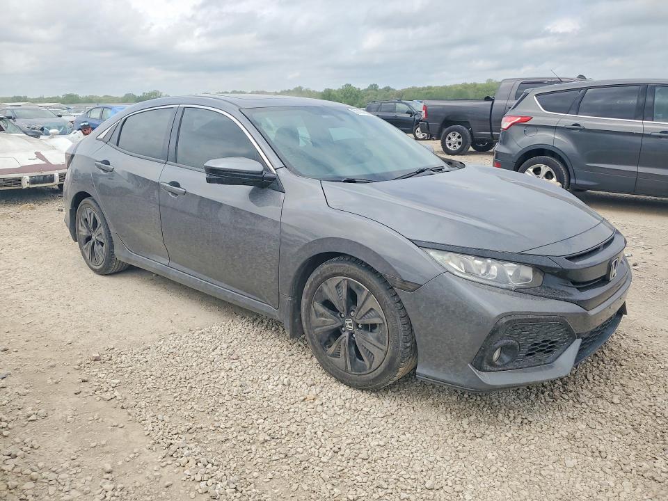 2017 Honda Civic VIN SHHFK7H57HU211964 COPART salvage auction — HAIL, KS - CERT OF TITLE-SALVAGE, sold $7,400 on 2026-07-02 (photo 4)