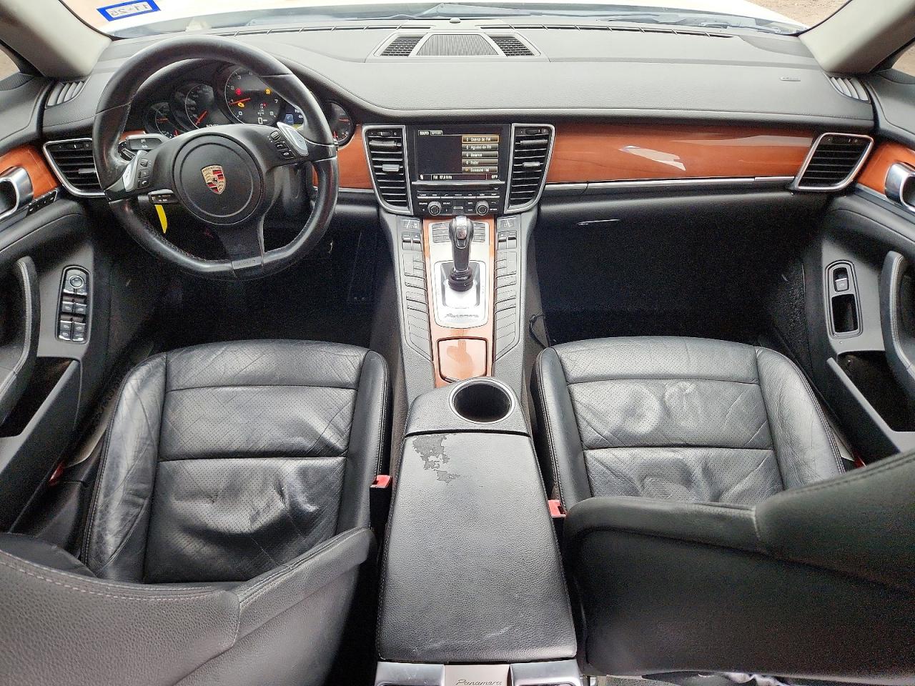 2011 Porsche Panamera VIN WP0AA2A74BL011156 COPART salvage auction — Damage History, TX - CERT OF TITLE-REBUILT SALVAGE, sold $2,900 on 2026-07-01 (photo 8)