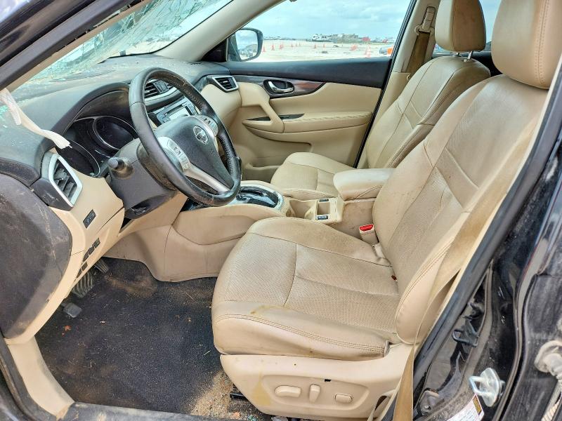 2016 Nissan Rogue VIN 5N1AT2MT5GC731524 COPART salvage auction — ROLLOVER, Tx - Salvage Vehicle Title, sold $1,300 on 2026-07-09 (photo 7)