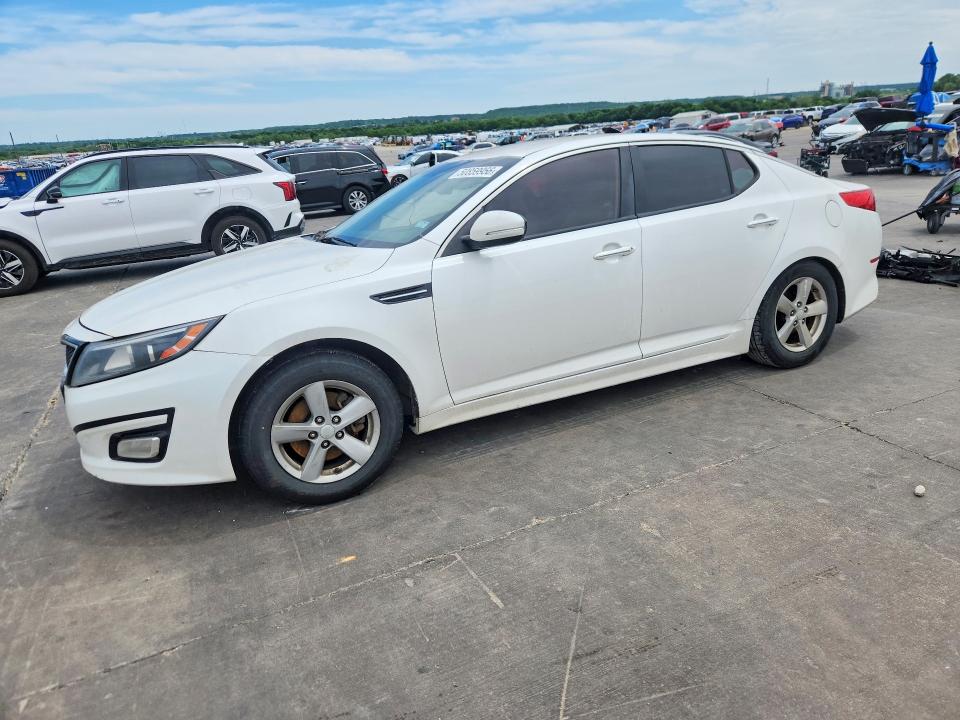 2015 Kia Optima VIN KNAGM4A78F5550495 COPART salvage auction — SIDE, Tx - Salvage Vehicle Title, sold $775 on 2026-07-02 (photo 1)