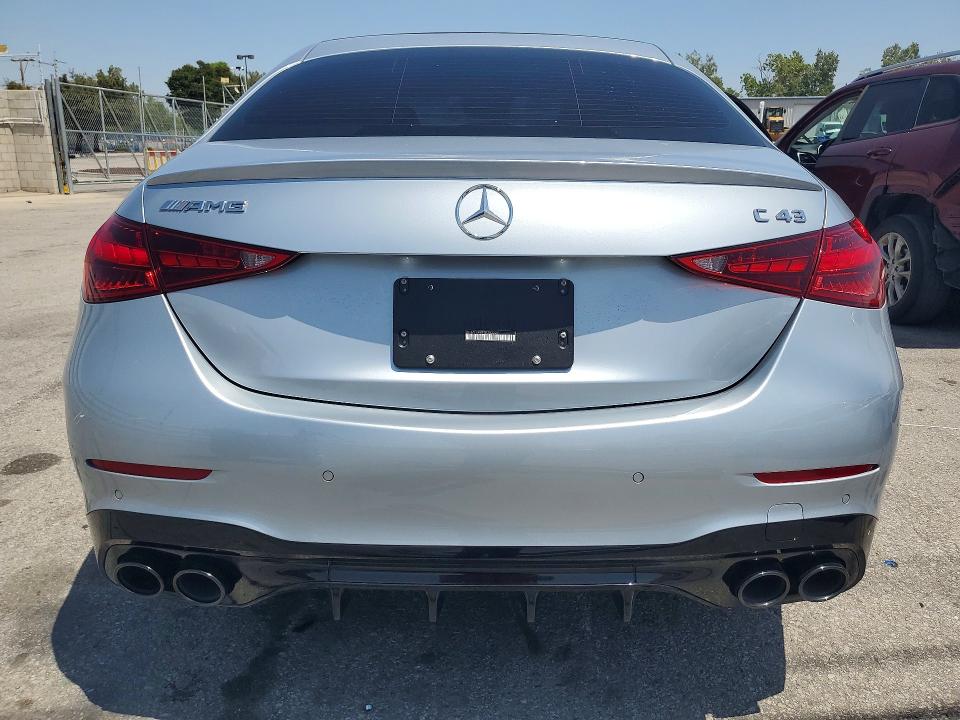 2025 Mercedes-benz C-klasse VIN W1KAF8HB9SR252227 COPART salvage auction — SIDE, Ca - Salvage Certificate, sold $22,400 on 2026-07-09 (photo 6)