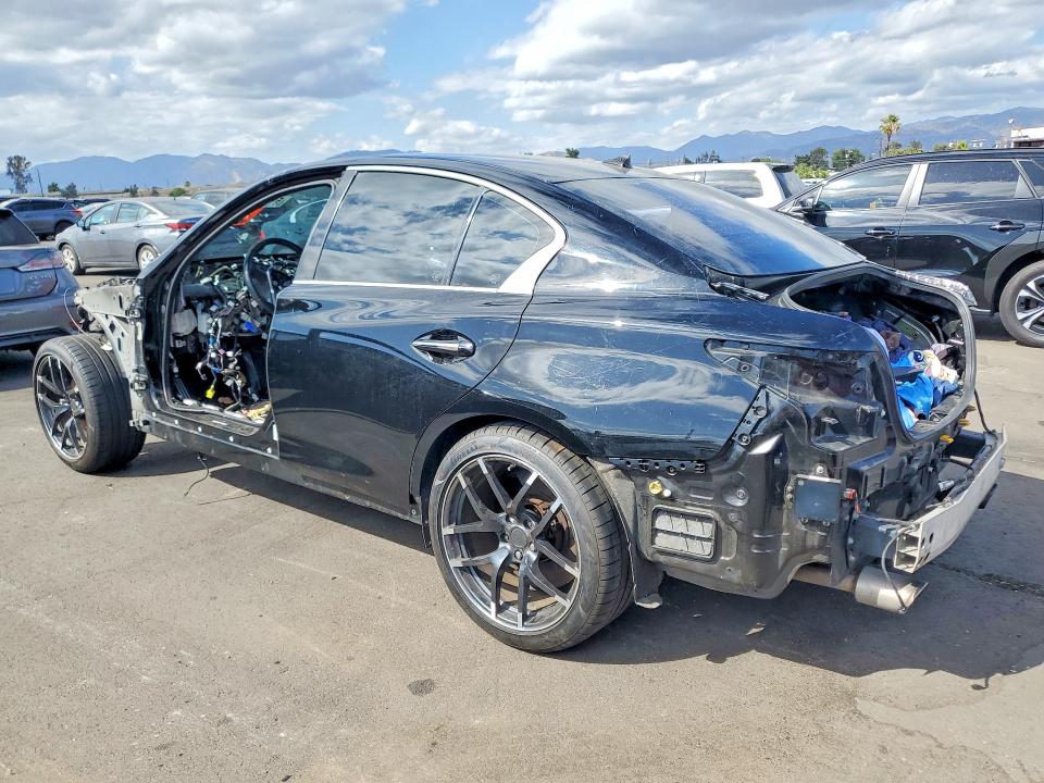 2018 Infiniti Q50 VIN JN1FV7APXJM640133 COPART salvage auction — VANDALISM, CA - SALVAGE CERTIFICATE, sold $625 on 2026-07-29 (photo 2)