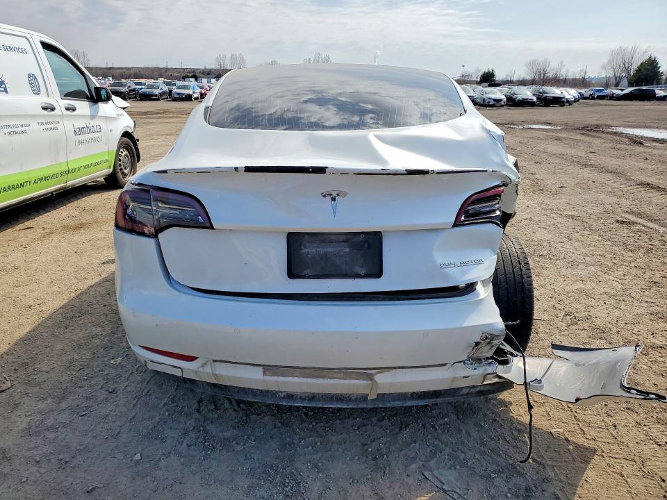 2020 Tesla Model 3 VIN 5YJ3E1EC5LF643618 COPART salvage auction — REAR END, ON - PERMIT SALVAGE, sold $4,400 on 2026-07-28 (photo 6)