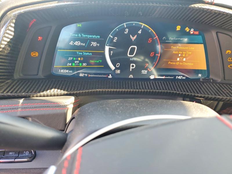 2024 Chevrolet Corvette VIN 1G1YC2D4XR5112929 COPART salvage auction — SIDE, Ca - Salvage Certificate, sold $42,500 on 2026-07-21 (photo 9)