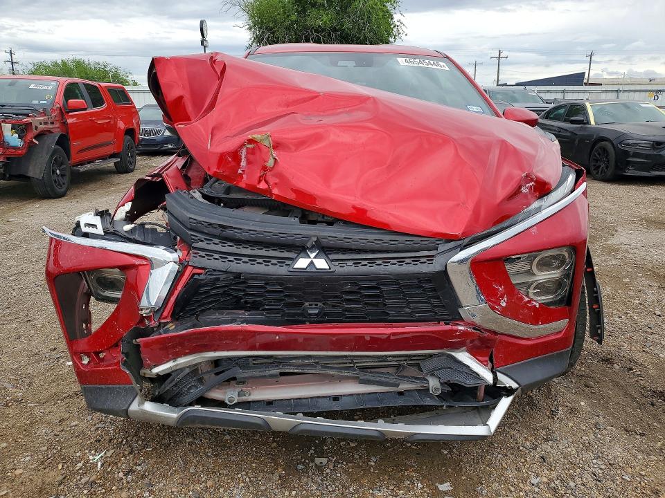 2022 Mitsubishi VIN JA4ATWAA8NZ001657 COPART salvage auction — FRONT END, Tx - Salvage Vehicle Title, sold $2,750 on 2026-07-22 (photo 5)
